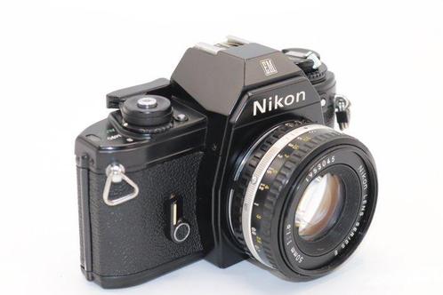 Nikon Nikon EM 35 mm camera with Nikon Series E 50 mm lens, Audio, Tv en Foto, Fotocamera's Analoog