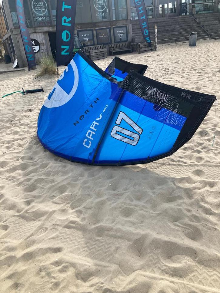 2025 North Carve Kite 7m, Watersport en Boten, Kitesurfen, Kite, Gebruikt, 7 m²