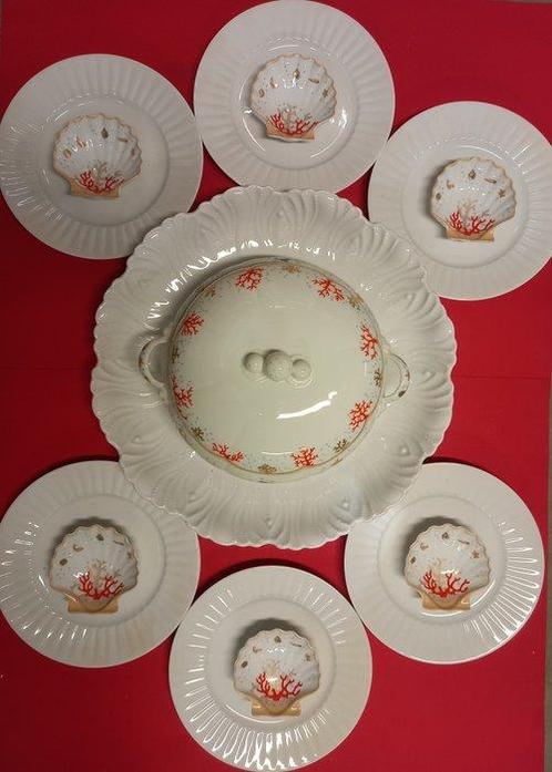 Atmospheria Limoges - Service de table (26) - Porcelaine, Antiek en Kunst, Antiek | Meubels | Tafels