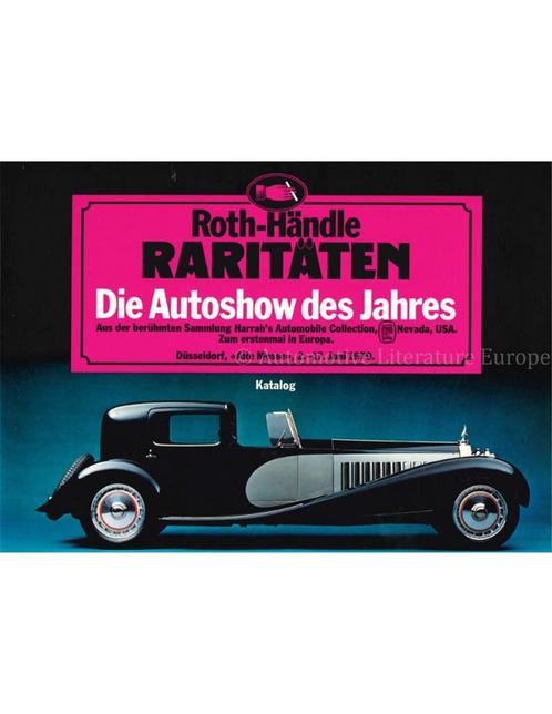 ROTH - HÄNDLE RARITÄTEN 79 (DÜSSELDORF), Livres, Autos | Livres