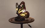 Lamp - tiffany stijl vlinder - resin - glas