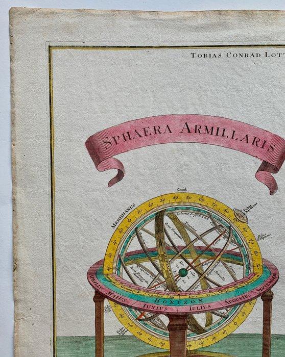 World - wereld; Tobias Conrad Lotter - Sphaera Armillaris /, Boeken, Atlassen en Landkaarten