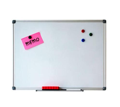 Whiteboard magnetisch 45 x 60 cm met pennengoot, Maison & Meubles, Accessoires pour la Maison | Tableaux d'affichage, Envoi