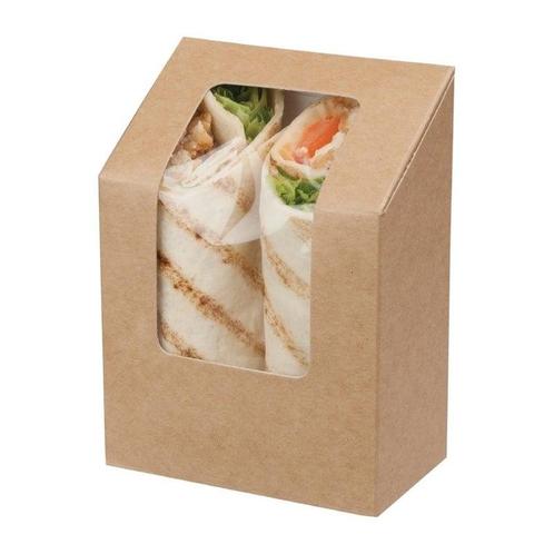 Wrapdoosjes | Composteerbaar Karton | 500 stuks | 121x90mm, Zakelijke goederen, Horeca | Keukenapparatuur, Nieuw in verpakking