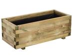 Veiling - 2x Plantenbak grenenhout 100x50x38 cm, Nieuw