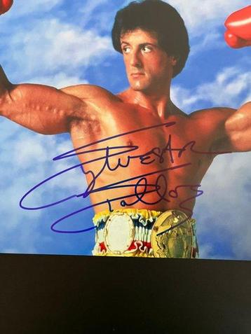 Rocky III- Sylvester Stallone (Rocky Balboa) - Signed in