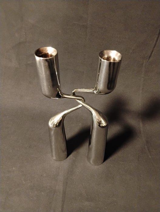 Menu - Mikaela Dörfel - Kaarsenhouder Tango / Dubbel - Staal, Antiquités & Art, Antiquités | Meubles | Chaises & Canapés