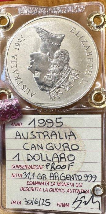 Australië. 1 Dollar 1995 . Canguro. Muy rara. (Zonder, Postzegels en Munten, Munten | Europa | Niet-Euromunten