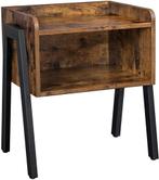 nachtkast -  - industrieel design - vintage - bruin-zwart, Huis en Inrichting, Tafels | Bijzettafels, Ophalen of Verzenden, Nieuw