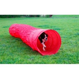 Agility hondentunnel rood 5m en 60cm diameter - kerbl, Animaux & Accessoires, Accessoires pour chiens
