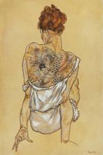 Maurizio Rapiti - Donna seduta tatuata (framed)