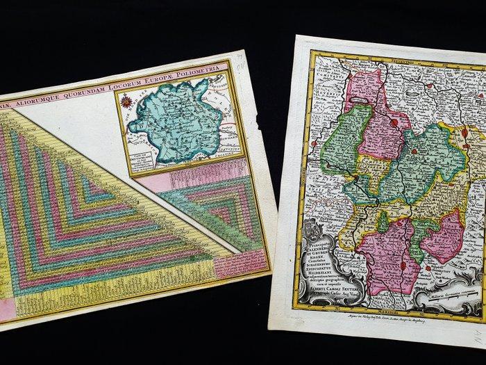 Europa - [LOT van 2] - Duitsland / Berlijn / Europa /, Livres, Atlas & Cartes géographiques