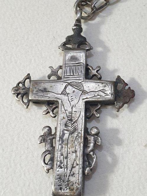 Antiek Reliekhouder - .800 zilver - 1750-1800 - Reliqvary, Antiek en Kunst, Antiek | Zilver en Goud