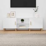 vidaXL Tv-meubel 150x30x50 cm bewerkt hout wit, Huis en Inrichting, Verzenden, Nieuw