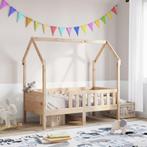 vidaXL Bedhuis massief grenenhout 70x140 cm, Verzenden, Nieuw