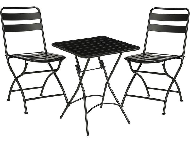 Mica Decorations Evita Bistroset - Set van 3 - Inklapbaar -, Huis en Inrichting, Woonaccessoires | Overige, Zo goed als nieuw
