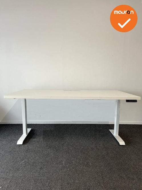 Refurbished - HonMove zit-sta bureau - 180x90 - wit onderste, Zakelijke goederen, Kantoor en Winkelinrichting | Kantoormeubilair en Inrichting