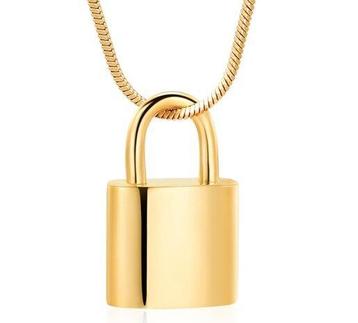 As hanger, as bedeltje assieraad SLOTJE rvs goud mat beschikbaar voor biedingen