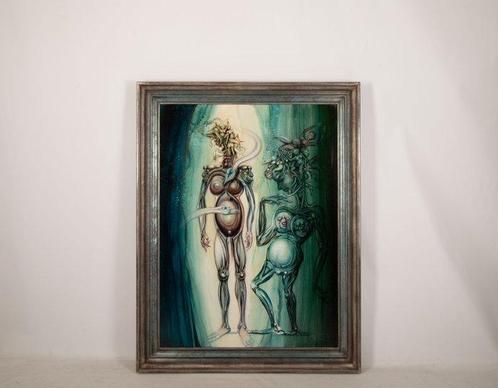 Roger van Belleghem (1922-2002) - Zonder titel, Antiek en Kunst, Kunst | Schilderijen | Modern