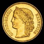 Zwitserland. 20 francs Mint in Berna, 1896-B. Libertas -
