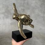 Sculpture, NO RESERVE PRICE - Turtle on a Stand Bronze