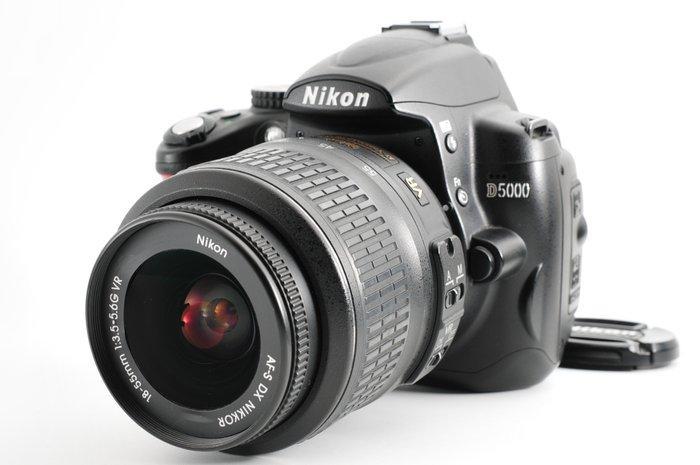 Nikon D5000  AF-S DX Nikkor 3.5-5.6/18-55mm G VR Body and, TV, Hi-fi & Vidéo, Appareils photo numériques