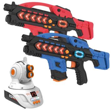 2 KidsTag Plus lasergeweren + projector, Ophalen of Verzenden