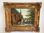 Johannes Jacobus Mittertreiner (1851-1890) - Stads/kerk, Antiek en Kunst