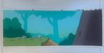 Peyo - 2 Gouache - The Smurfs - hand-painted panoramic, Nieuw in verpakking
