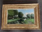 Cornelis Kuypers ( 1864 - 1932 ) - Landschap met watertje, Antiek en Kunst
