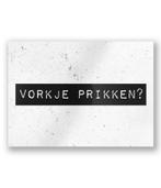 Wenskaart Vorkje Prik 15cm, Verzenden, Nieuw