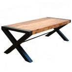 BESTEL DIRECT! Industriële eetkamertafel 220cm