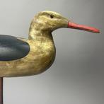 Appelant canard - Hoge Houten Stand Loper met glazen ogen -, Antiek en Kunst