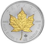 Canada. 5 Dollars 2023 Maple Leaf - gilded, 1 Oz (.999), Postzegels en Munten