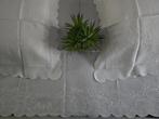 Drap de lit - 280 cm - 265 cm - broderie à la main