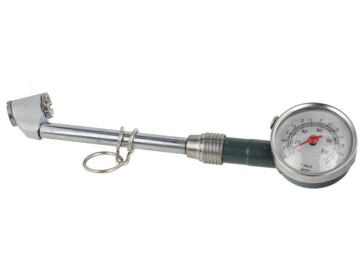 GEKO Bandenspanningsmeter pompstok met dubbele kop voor vrac, Auto diversen, Autogereedschap, Nieuw, Ophalen of Verzenden