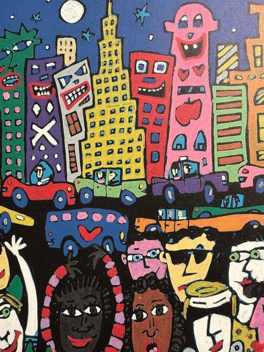 James Rizzi (1950-2011) - Hot Night in Harlem, Antiek en Kunst, Antiek | Overige Antiek