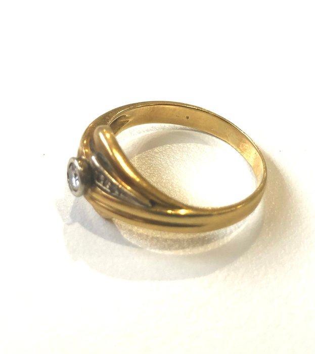 Ring - 18 karaat Geel goud, Handtassen en Accessoires, Ringen