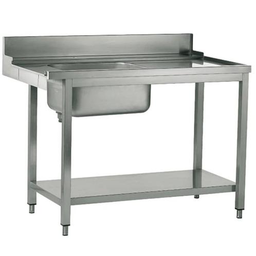 Aanvoertafel (Rechts) | RVS | 1 Spoelbak (Links) |, Zakelijke goederen, Horeca | Keukenapparatuur, Nieuw in verpakking, Verzenden