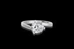 Ring - 14 karaat Witgoud - 2.16ct. tw. Diamant (Lab-grown), Handtassen en Accessoires, Ringen, Nieuw