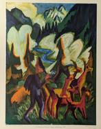 Ernst Ludwig Kirchner - Hirte mit Ziegen am Morgen (1918)