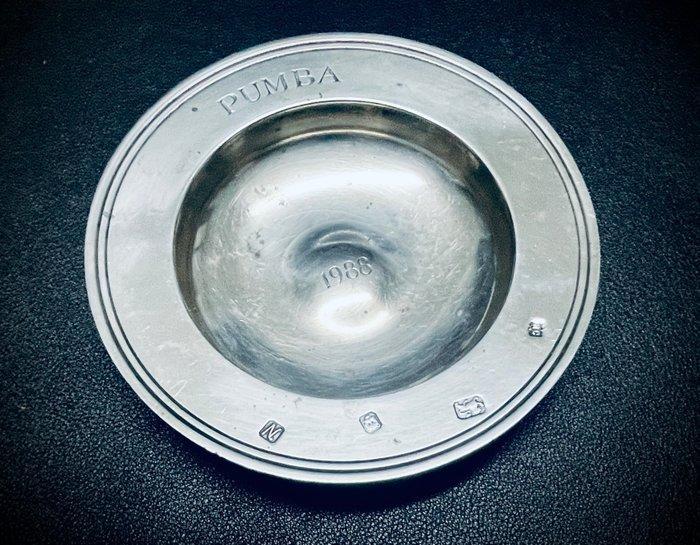 Presenteerblad - .925 zilver - Aneleira in massief zilver, Antiek en Kunst, Antiek | Zilver en Goud