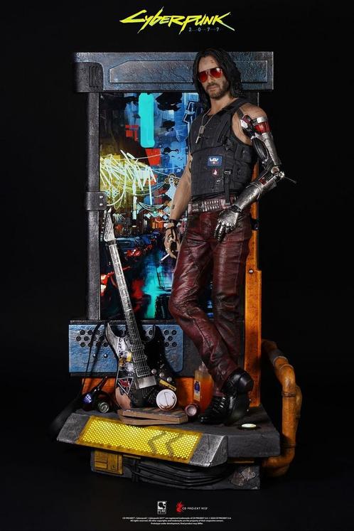 Cyberpunk 2077 Statue 1/4 Johnny Silverhand Exclusive Editio, Verzamelen, Film en Tv, Ophalen of Verzenden