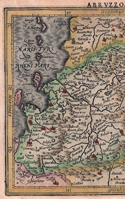 Italië - Abruzzo; J. Hondius / Mercator - Abruzzo et Terra, Boeken, Atlassen en Landkaarten