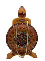 Fles - Portret van een dame - Hout - Met de hand geschilderd