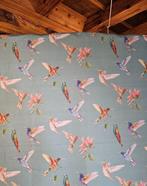 Exclusieve Art Deco-stof met watergroene kolibr- 300x280cm-, Antiek en Kunst