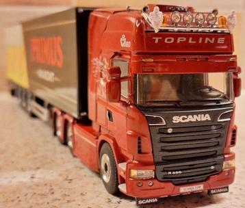 WSI 1:50 - Model vrachtwagen - SCANIA R560/V8 - trekker met, Hobby en Vrije tijd, Nieuw