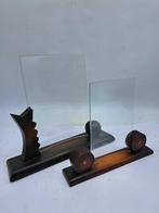 Fotolijst- Foto - Hout, Glas - Twee Fotolijstjes, Antiek en Kunst