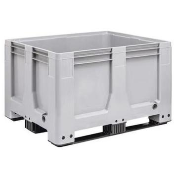 Palletbox kunststof gesloten 120x100x76cm nieuw 2e keus, Ophalen of Verzenden