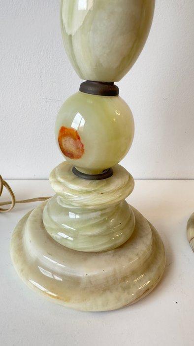 Bureaulamp (2) - Onyx - Elegante en exclusieve, Antiek en Kunst, Curiosa en Brocante